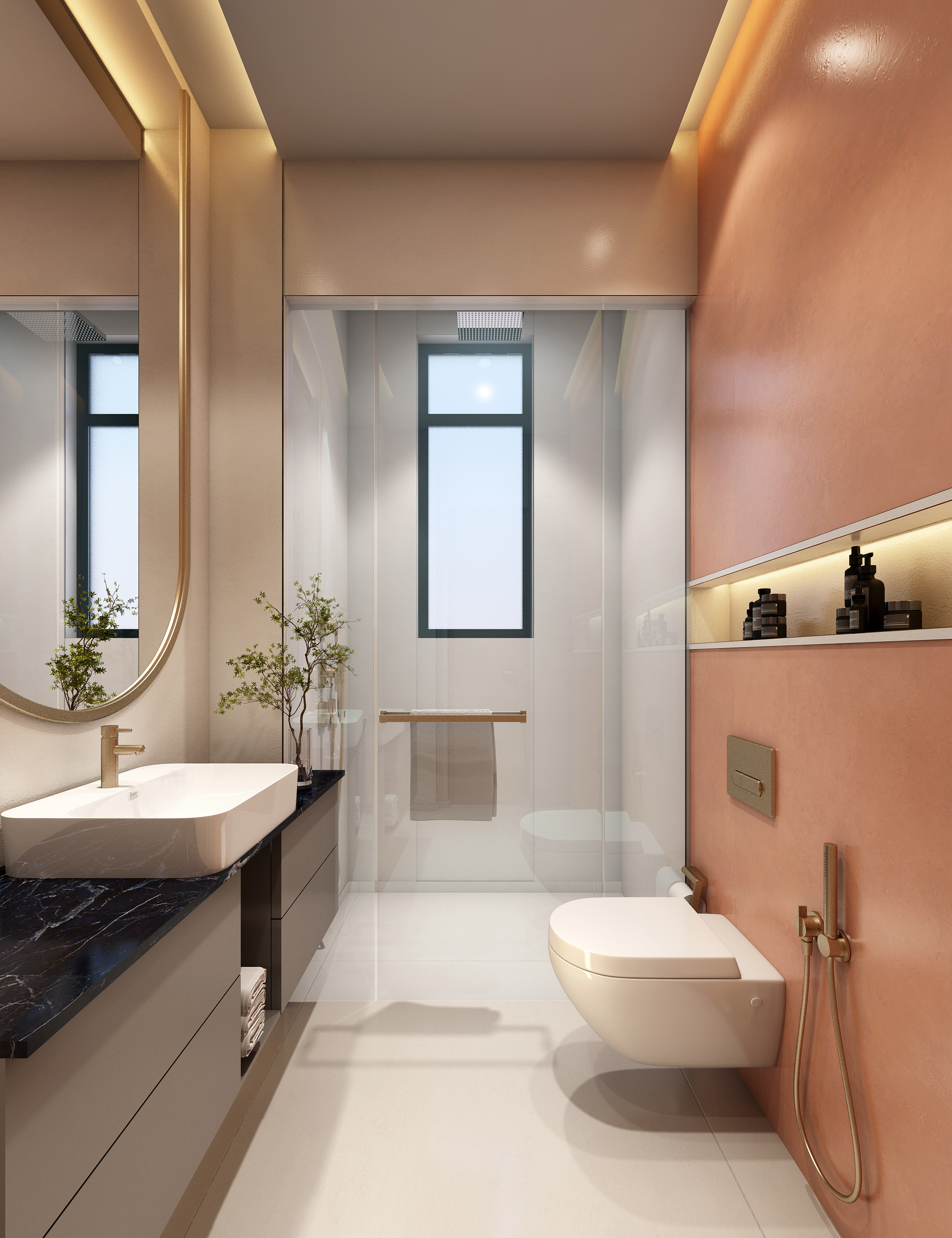 Service Apartment - Material & Detail